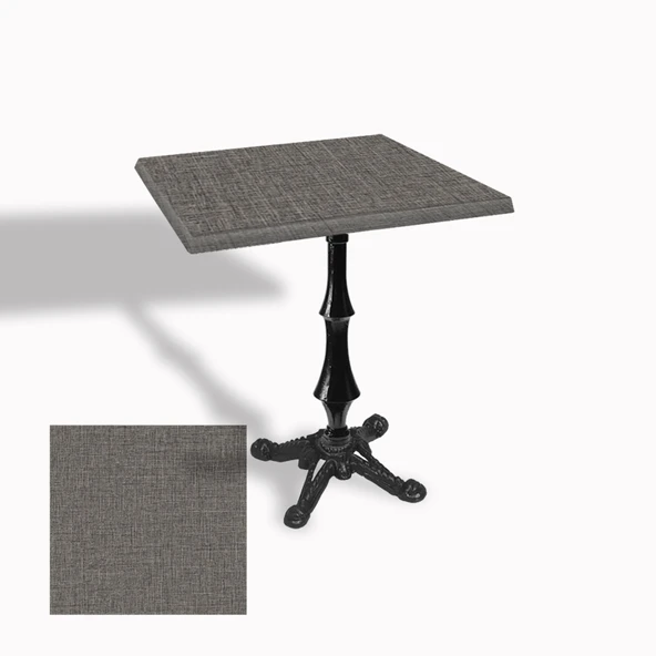 Çipa 1012 Döküm Ayak Kare Masa 70X70 cm - (Werzalit, Wermodin ve Allzalit Tabla) - Twister ürün görseli 1