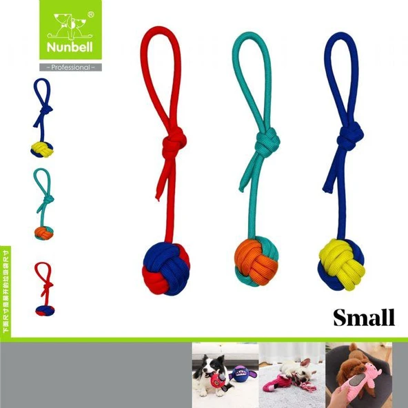 Nunbell Köpek Diş İpi Tutmalı Toplu Küçük S ürün görseli 1