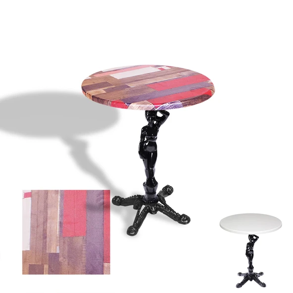 Çipa 1003 Döküm Ayak Yuvarlak Masa Çap 60cm - (Werzalit, Wermodin ve Allzalit Tabla) - Redwood ürün görseli 1
