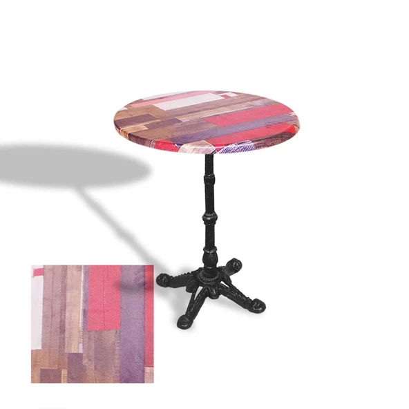 Çipa 1002 Döküm Ayak Yuvarlak Masa Çap 60cm - (Werzalit, Wermodin ve Allzalit Tabla) - Redwood ürün görseli 1