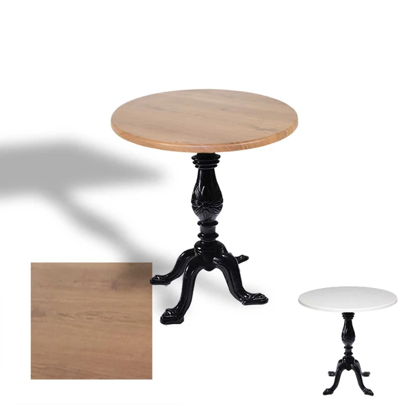 Çipa 1001 Döküm Ayak Yuvarlak Masa Çap 80cm - (Werzalit, Wermodin ve Allzalit Tabla) - Novagento ürün görseli 1