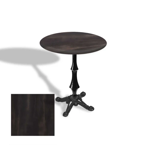 Çipa 1012 Döküm Ayak Yuvarlak Masa Çap 80cm - (Werzalit, Wermodin ve Allzalit Tabla) - Rocked ürün görseli 1