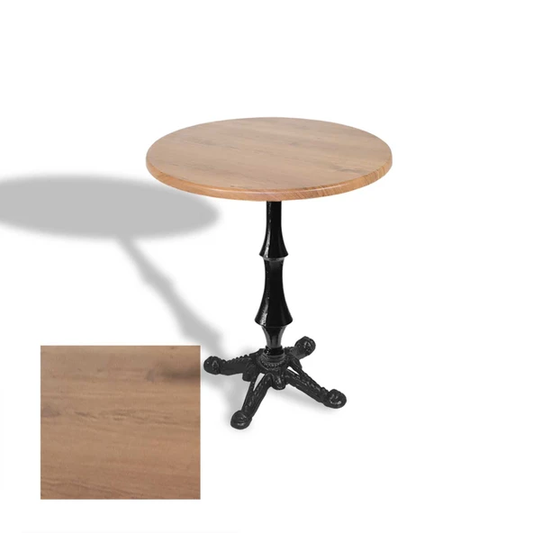 Çipa 1012 Döküm Ayak Yuvarlak Masa Çap 70cm - (Werzalit, Wermodin ve Allzalit Tabla) - Novagento ürün görseli 1