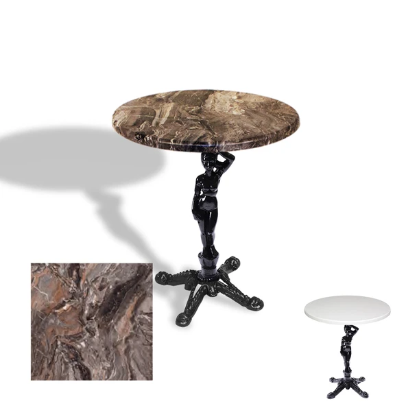 Çipa 1003 Döküm Ayak Yuvarlak Masa Çap 70cm - (Werzalit, Wermodin ve Allzalit Tabla) - Sydney ürün görseli 1