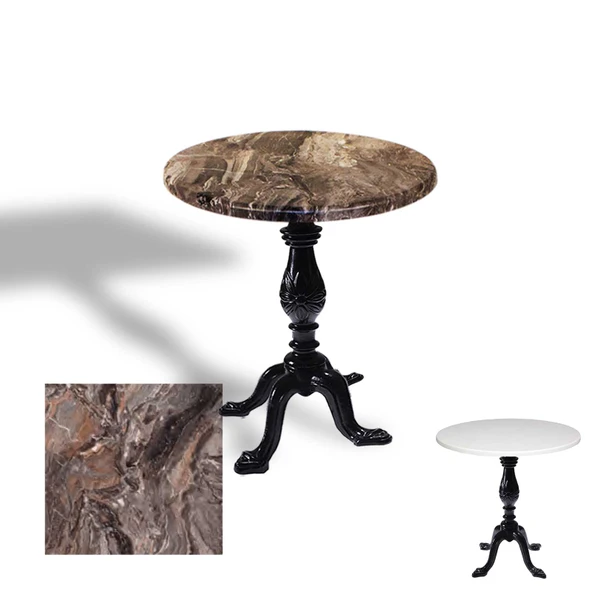 Çipa 1001 Döküm Ayak Yuvarlak Masa Çap 90cm - (Werzalit, Wermodin ve Allzalit Tabla) - Sydney ürün görseli 1