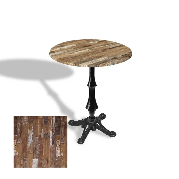 Çipa 1012 Döküm Ayak Yuvarlak Masa Çap 80cm - (Werzalit, Wermodin ve Allzalit Tabla) - Maracaibo ürün görseli 1