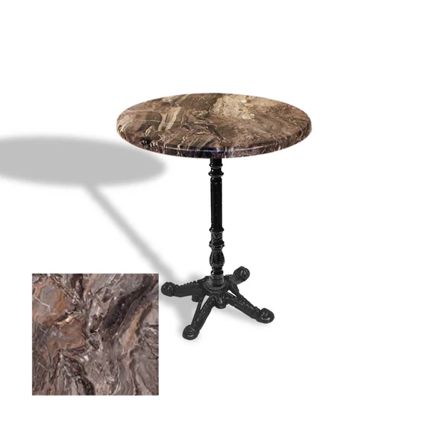 Çipa 1004 Döküm Ayak Yuvarlak Masa Çap 60cm - (Werzalit, Wermodin ve Allzalit Tabla) - Sydney ürün görseli 1