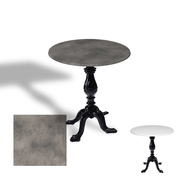 Çipa 1001 Döküm Ayak Yuvarlak Masa Çap 90cm - (Werzalit, Wermodin ve Allzalit Tabla) - Copperfield ürün görseli 1