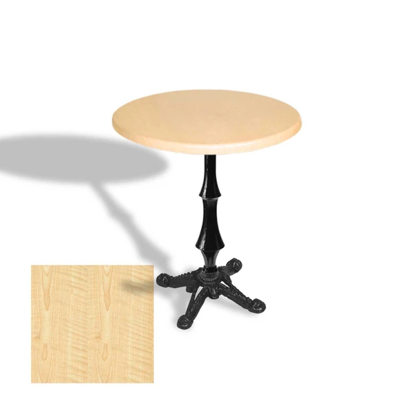 Çipa 1012 Döküm Ayak Yuvarlak Masa Çap 90cm - (Werzalit, Wermodin ve Allzalit Tabla) - Akçaağaç ürün görseli 1