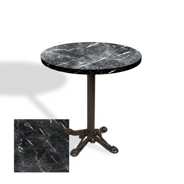 Çipa Laminat Yuvarlak Masa Çap 80cm ESB - Teramo ürün görseli 1