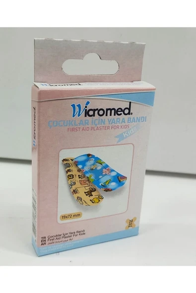 wicromed Çocuklar Için Desenli Yara Bandı 20 Li ürün görseli 1