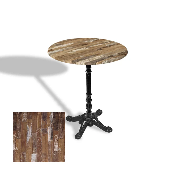 Çipa 1004 Döküm Ayak Yuvarlak Masa Çap 90cm - (Werzalit, Wermodin ve Allzalit Tabla) - Maracaibo ürün görseli 1