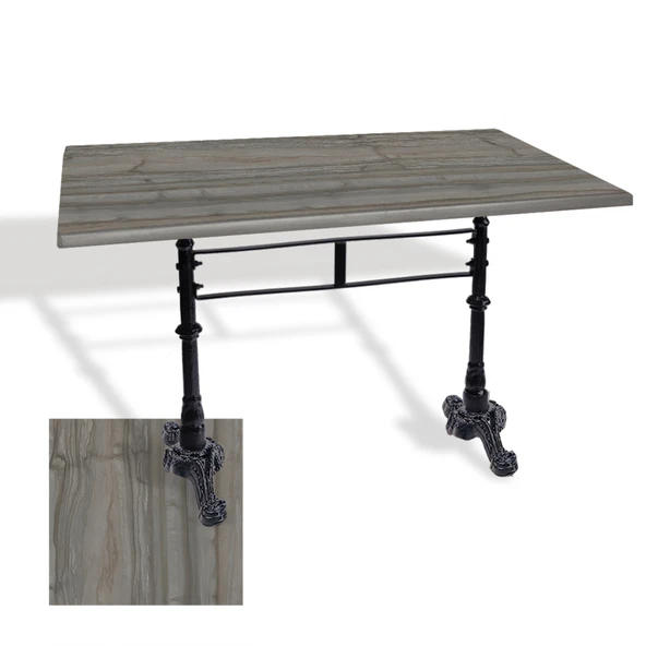 Çipa 3002 Döküm Ayak Masa 70x120 cm - (Werzalit, Wermodin ve Allzalit Tabla) - Magma ürün görseli 1