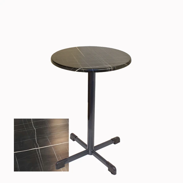 Bistro Masa Halley - (Werzalit, Wermodin ve Allzalit Tabla 60 cm çap) - Palazzo ürün görseli 1