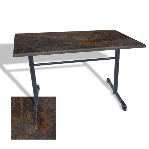 Halley Mutfak Masası 80x120 ESB (Werzalit, Wermodin ve Allzalit Tabla) - Metalic Oxid 3 ürün görseli 1