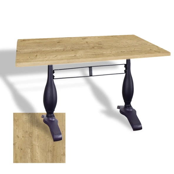 Çipa 3011 Döküm Ayak Masa 80x120 cm - (Werzalit, Wermodin ve Allzalit Tabla) - Avalone Pine ürün görseli 1