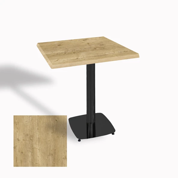 Tokyo Kare Masa (ESB) 80x80 cm - (Werzalit, Wermodin ve Allzalit Tabla) - Avalon Pine ürün görseli 1