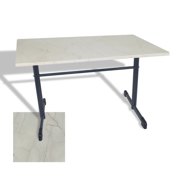 Halley Mutfak Masası 70x120 ESB (Werzalit, Wermodin ve Allzalit Tabla) - Golden Marble ürün görseli 1