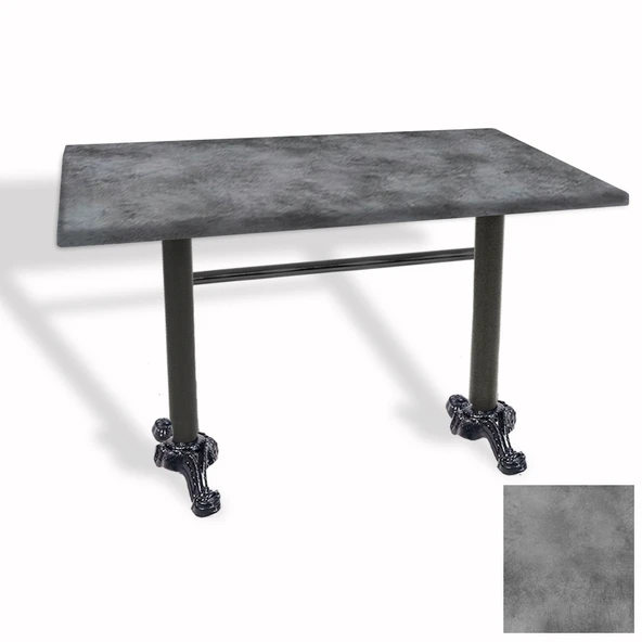 Çipa Döküm Ayak Masa 80x120 cm - (Werzalit, Wermodin ve Allzalit Tabla) - Copperfield ürün görseli 1