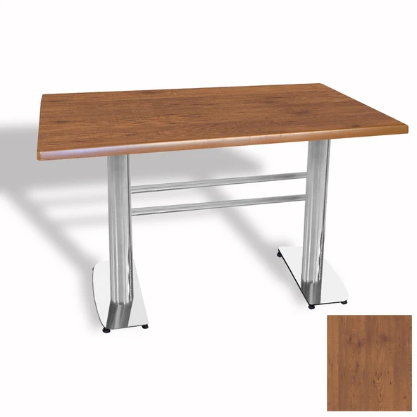 Tokyo Masa Kromnikel (Werzalit, Allzalit yada Wermodin Tabla 80x120) - Novagento ürün görseli 1