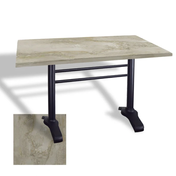 Çipa 3010 Döküm Ayak Masa 70x120 cm - (Werzalit, Wermodin ve Allzalit Tabla) - Irony ürün görseli 1