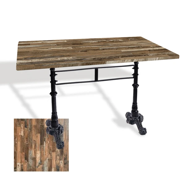 Çipa 3002 Döküm Ayak Masa 80x140 cm - (Werzalit, Wermodin ve Allzalit Tabla) - Maracaibo ürün görseli 1