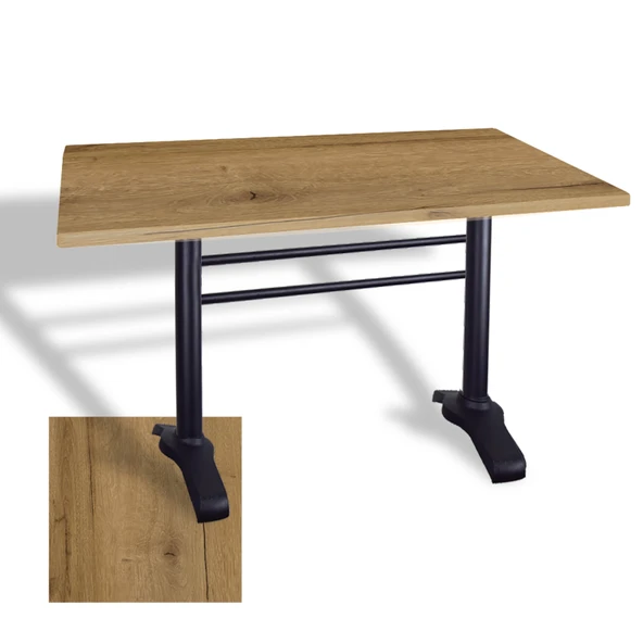 Çipa 3010 Döküm Ayak Masa 80x140 cm - (Werzalit, Wermodin ve Allzalit Tabla) - Canyon Palace Oak ürün görseli 1