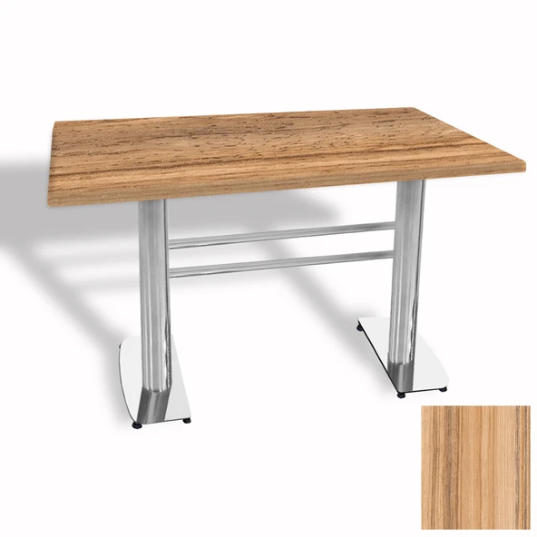 Tokyo Masa Kromnikel (Werzalit, Allzalit yada Wermodin Tabla 80x120) - Coco Bolo ürün görseli 1