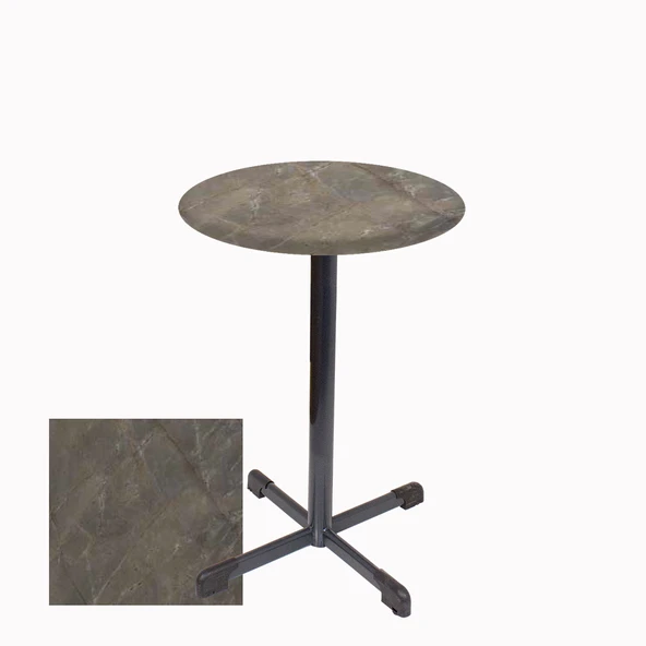 Bistro Masa Halley - (Werzalit, Wermodin ve Allzalit Tabla 60 cm çap) - Halong ürün görseli 1
