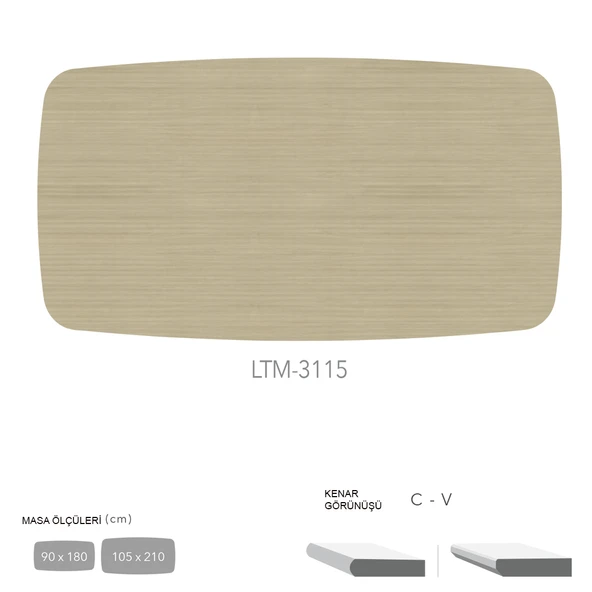 CDF Masa Tablası 90X180 - DCLTM3115 ürün görseli 1