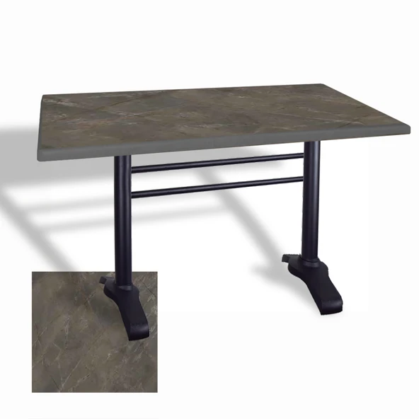 Çipa 3010 Döküm Ayak Masa 80x140 cm - (Werzalit, Wermodin ve Allzalit Tabla) - Halong ürün görseli 1