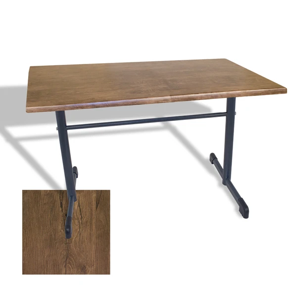 Halley Mutfak Masası 70x120 ESB (Werzalit, Wermodin ve Allzalit Tabla) - Rustic Dark ürün görseli 1