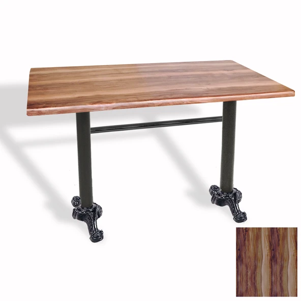 Çipa Döküm Ayak Masa 70x120 cm - (Werzalit, Wermodin ve Allzalit Tabla) - Indiana Wood ürün görseli 1