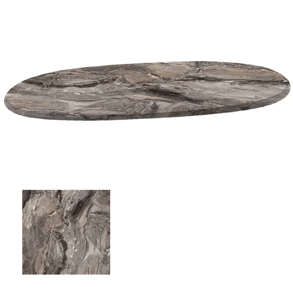 Werzalit veya Wermodin Masa Tablası Oval 94x146 - Sydney ürün görseli 1