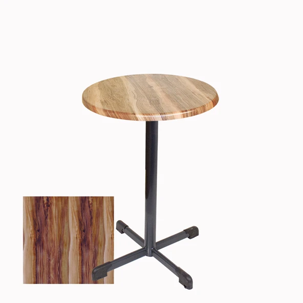 Bistro Masa Halley - (Werzalit, Wermodin ve Allzalit Tabla 70 cm çap) - Indiana Wood ürün görseli 1