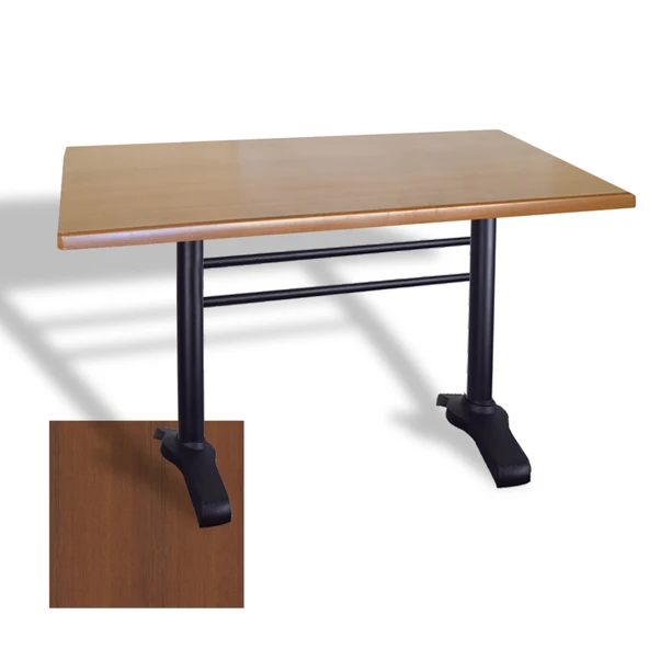Çipa 3010 Döküm Ayak Masa 80x120 cm - (Werzalit, Wermodin ve Allzalit Tabla) - Koyu Ahşap ürün görseli 1