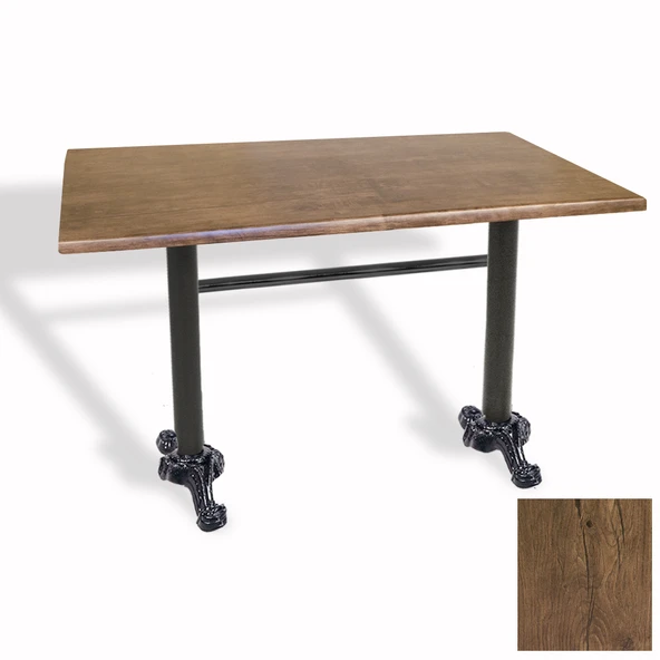 Çipa Döküm Ayak Masa 70x120 cm - (Werzalit, Wermodin ve Allzalit Tabla) - Real Teak ürün görseli 1