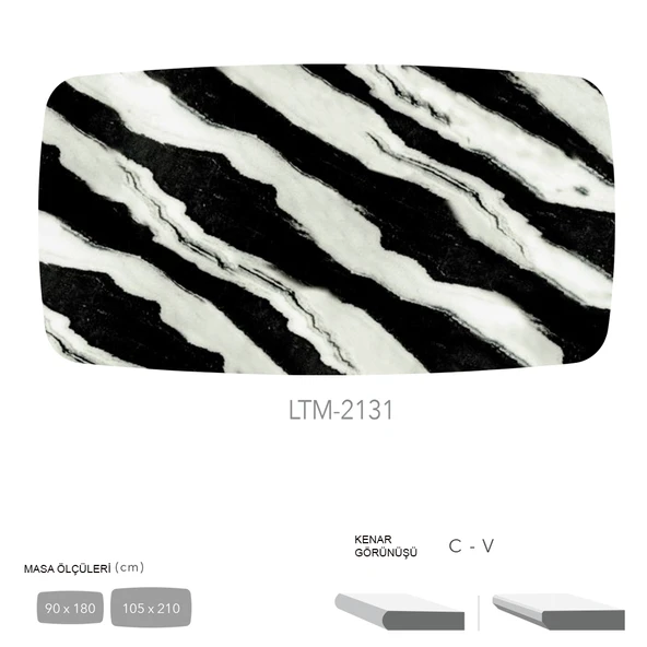 CDF Masa Tablası 105X210 - DCLTM2131 ürün görseli 1