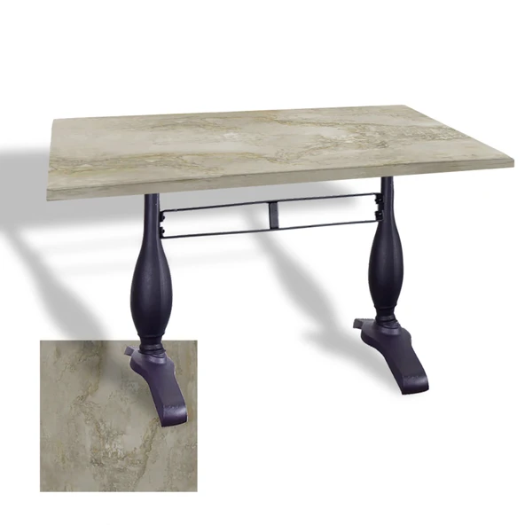 Çipa 3011 Döküm Ayak Masa 80x140 cm - (Werzalit, Wermodin ve Allzalit Tabla) - Irony ürün görseli 1