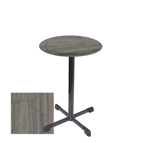 Bistro Masa Halley - (Werzalit, Wermodin ve Allzalit Tabla 70 cm çap) - Magma ürün görseli 1