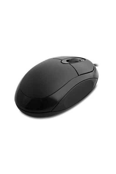 AbaTech Kablolu Optik Mouse-Siyah - Resim 2