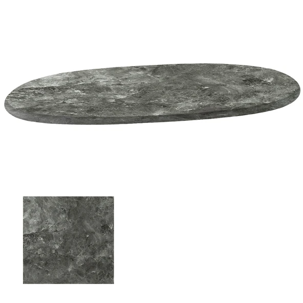 Werzalit veya Wermodin Masa Tablası Oval 94x146 - Lucca ürün görseli 1