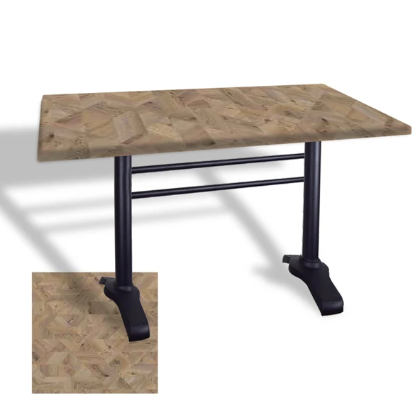 Çipa 3010 Döküm Ayak Masa 80x140 cm - (Werzalit, Wermodin ve Allzalit Tabla) - Edgy Wood ürün görseli 1