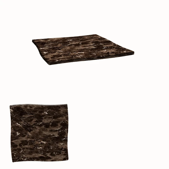 Wermodin Masa Tablası Dalgalı Kare 67x67 cm -  Karacabey Mermer ürün görseli 1