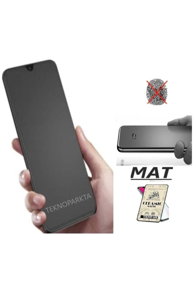 Vivo Y53 Y53s Ekran Koruyucu Mat Seramik Tam Kaplayan Kırılmaz Esnek Cam Nano Ekran ürün görseli 1