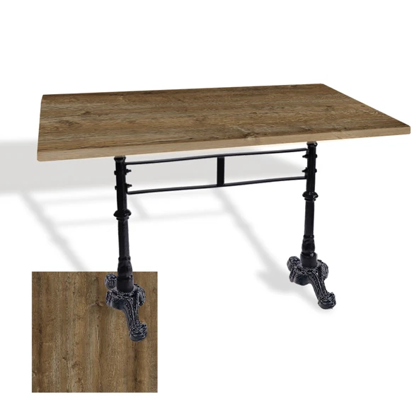 Çipa 3002 Döküm Ayak Masa 70x120 cm - (Werzalit, Wermodin ve Allzalit Tabla) - Canyon Hidalgo ürün görseli 1