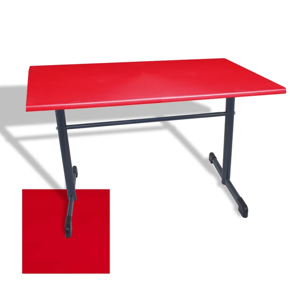 Halley Mutfak Masası 80x140 ESB (Werzalit, Wermodin ve Allzalit Tabla) - Kırmızı ürün görseli 1