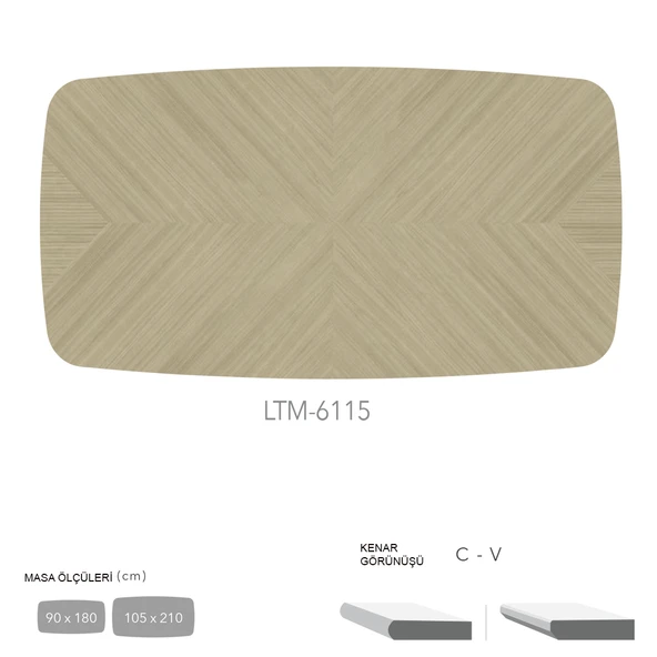 CDF Masa Tablası 90X180 - DCLTM6115 ürün görseli 1