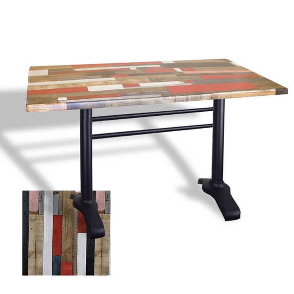 Çipa 3010 Döküm Ayak Masa 80x120 cm - (Werzalit, Wermodin ve Allzalit Tabla) - Redwood ürün görseli 1