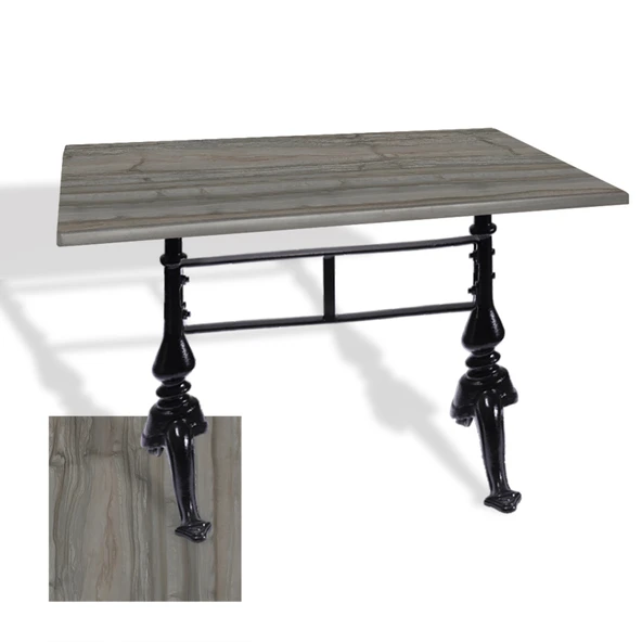 Çipa 3001 Döküm Ayak Masa 70x120 cm - (Werzalit, Wermodin ve Allzalit Tabla) - Magma ürün görseli 1